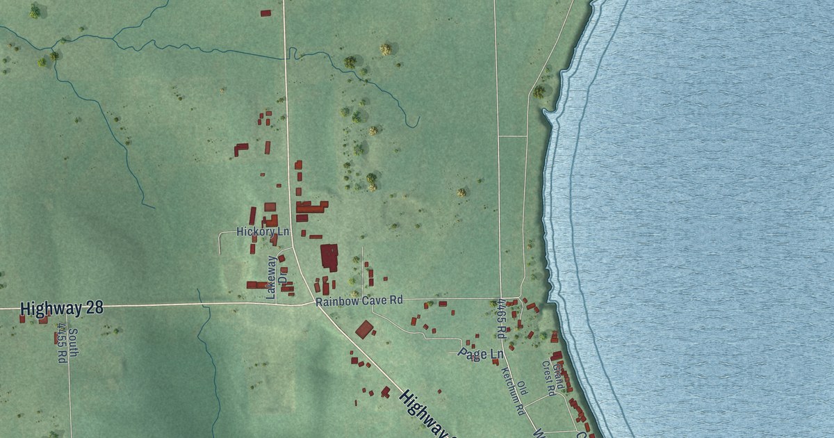 Map of Langley, Oklahoma in 2026