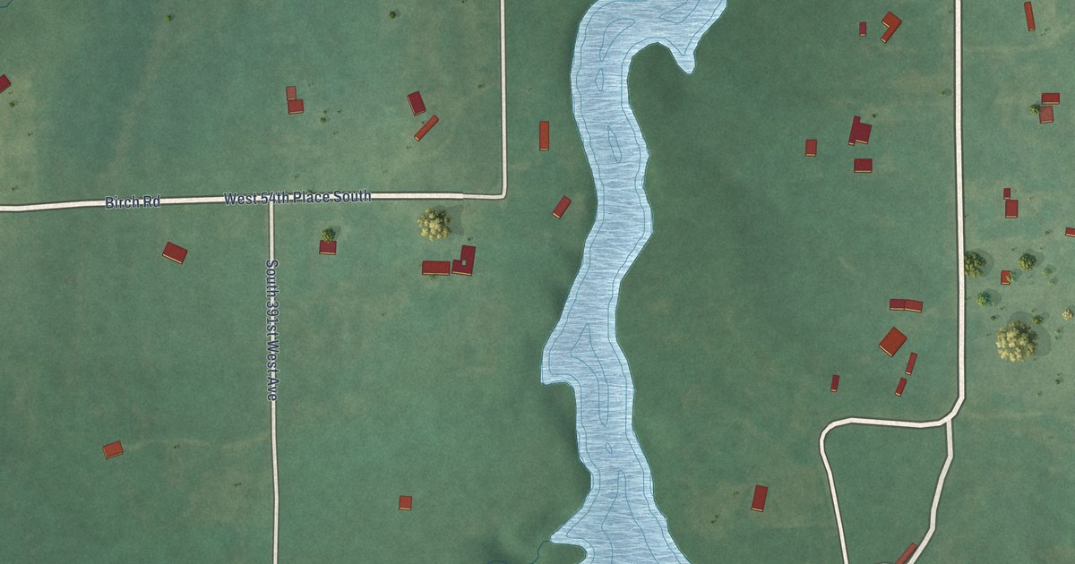 Map of Lawrence Creek, Oklahoma in 2026