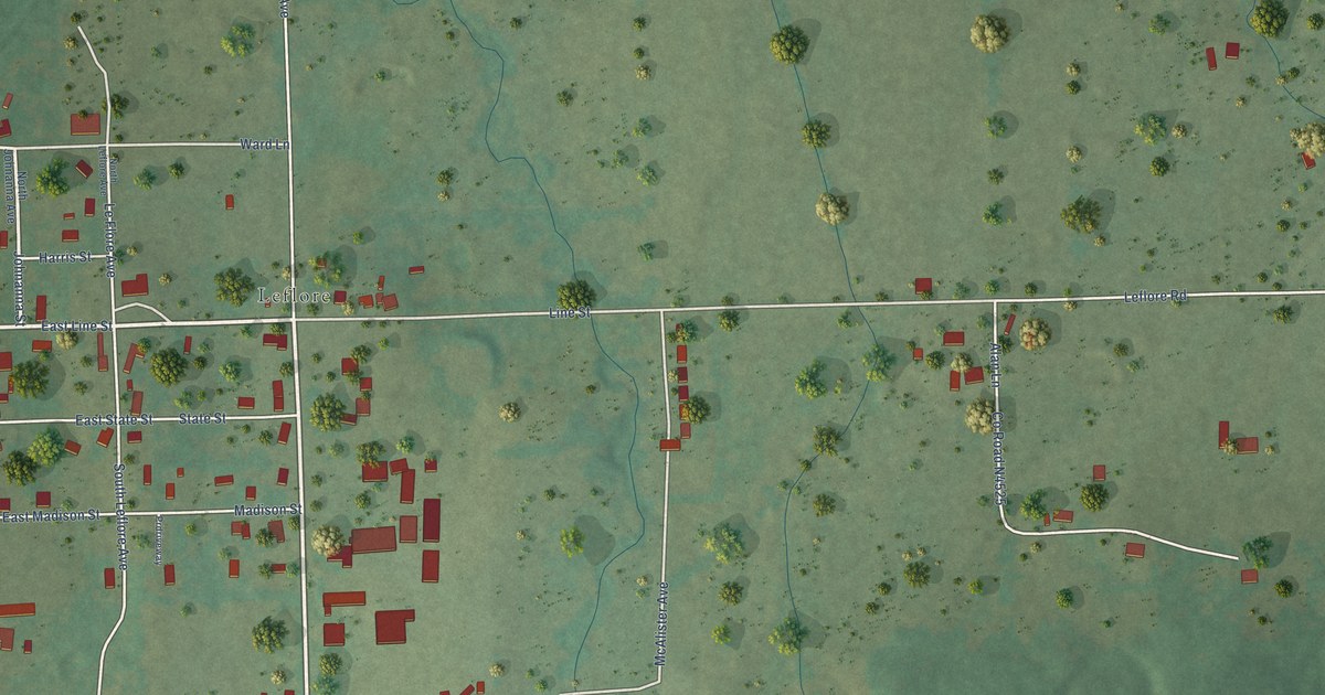 Map of Le Flore, Oklahoma in 2026