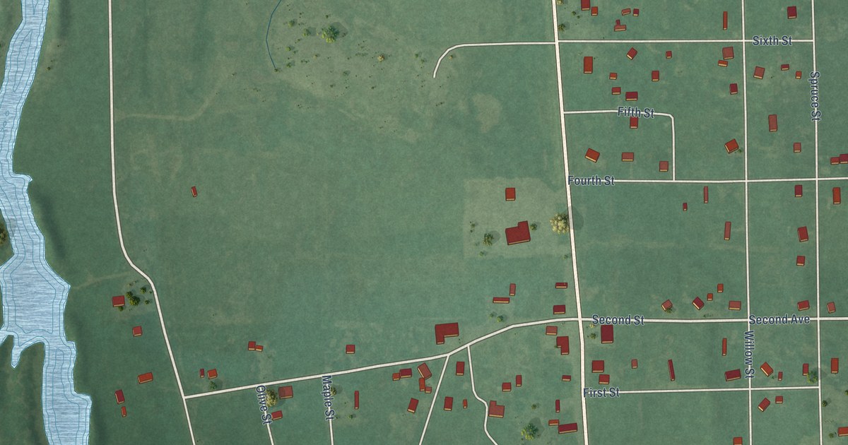 Map of Lehigh, Oklahoma in 2026