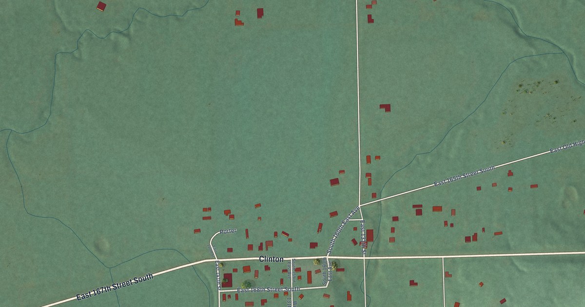 Map of Leonard, Oklahoma in 2026