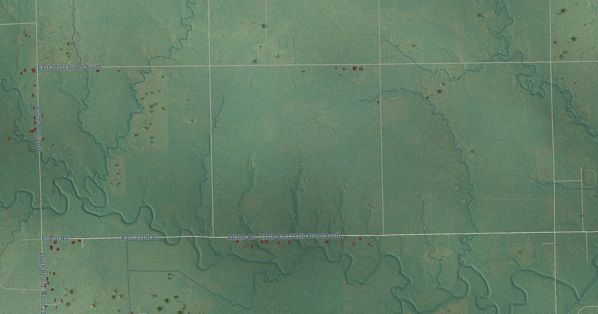 Map of Liberty, Oklahoma in 2026