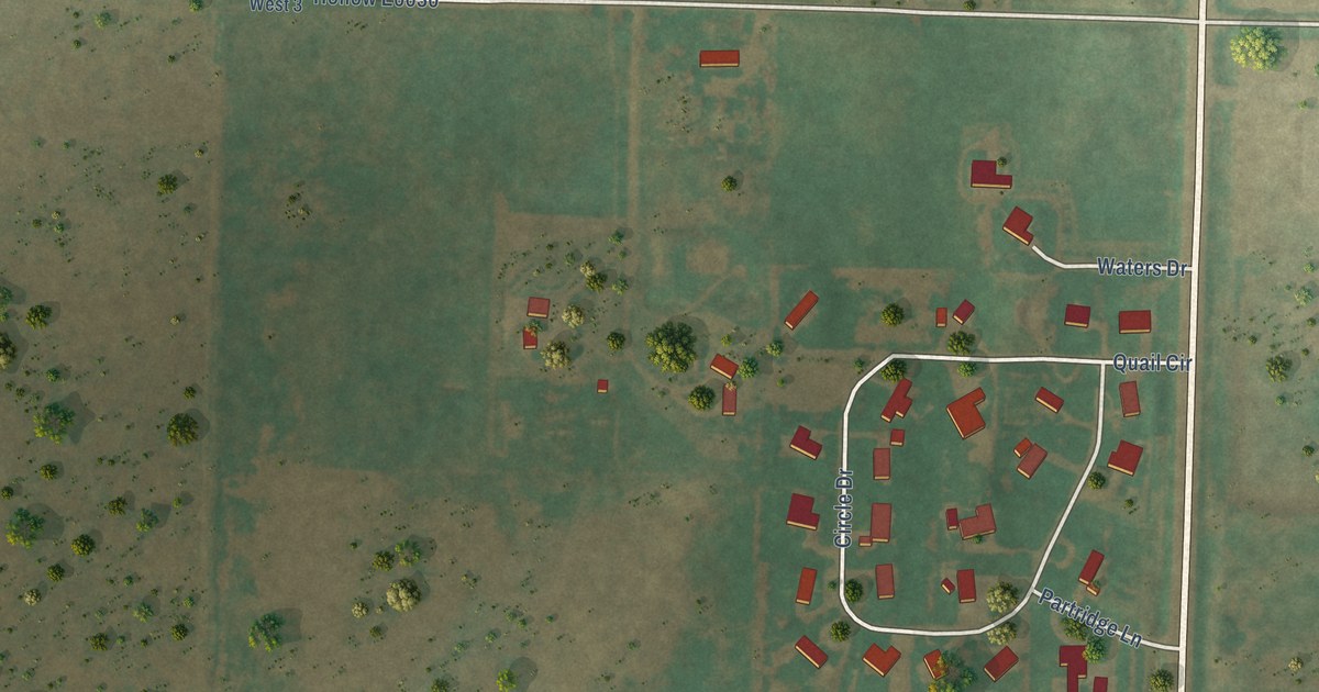 Map of Little Ponderosa, Oklahoma in 2026