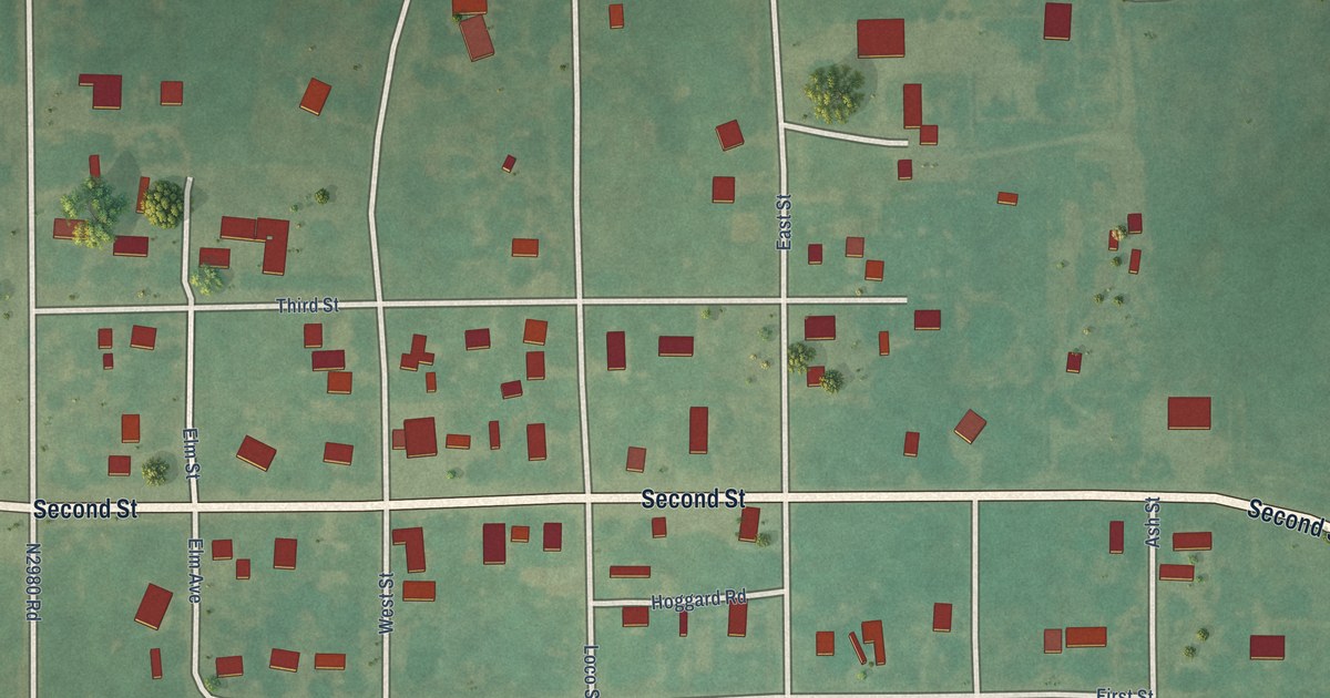 Map of Loco, Oklahoma in 2026