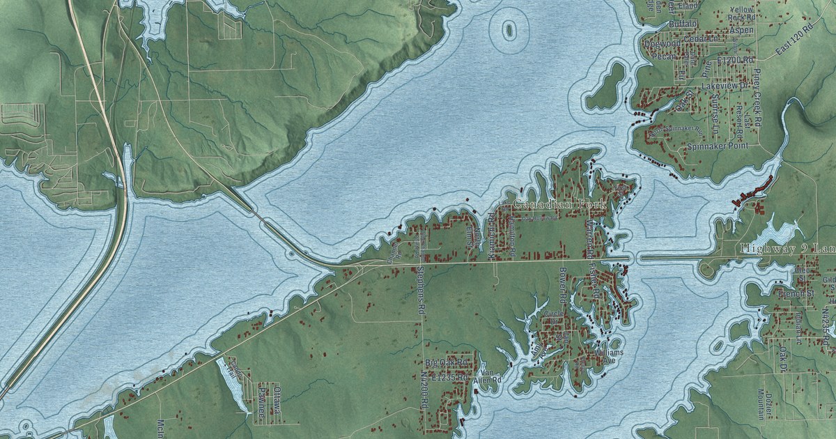 Map of Longtown, Oklahoma in 2026