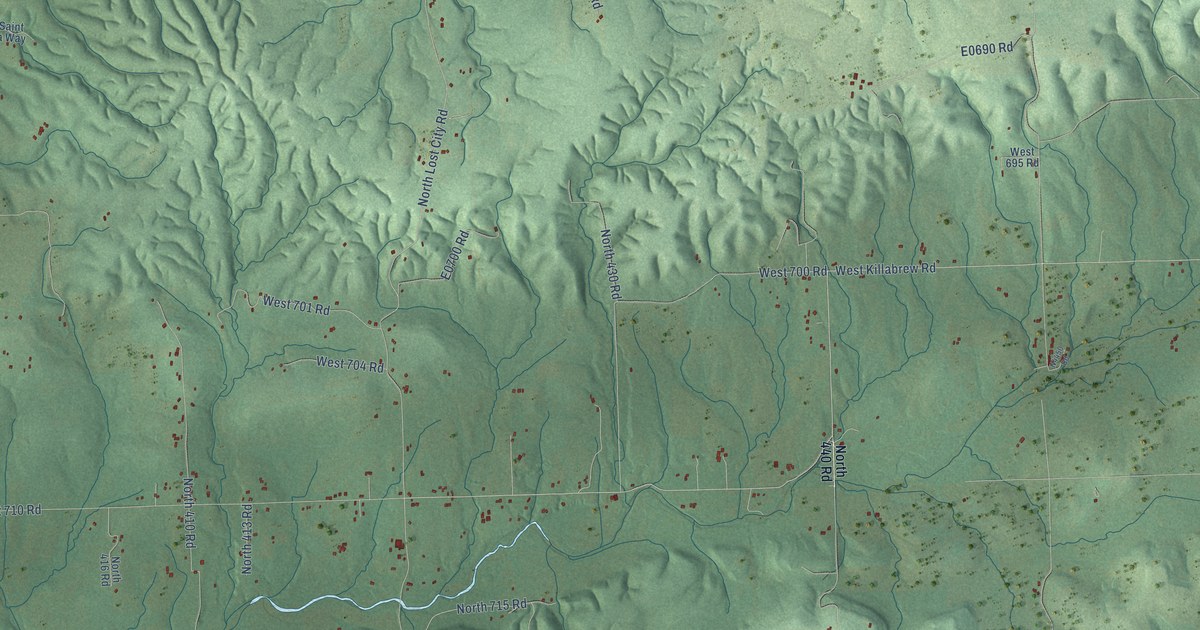Map of Lost City, Oklahoma in 2026
