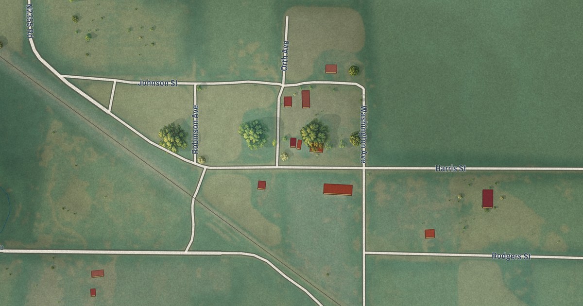 Map of Loveland, Oklahoma in 2026