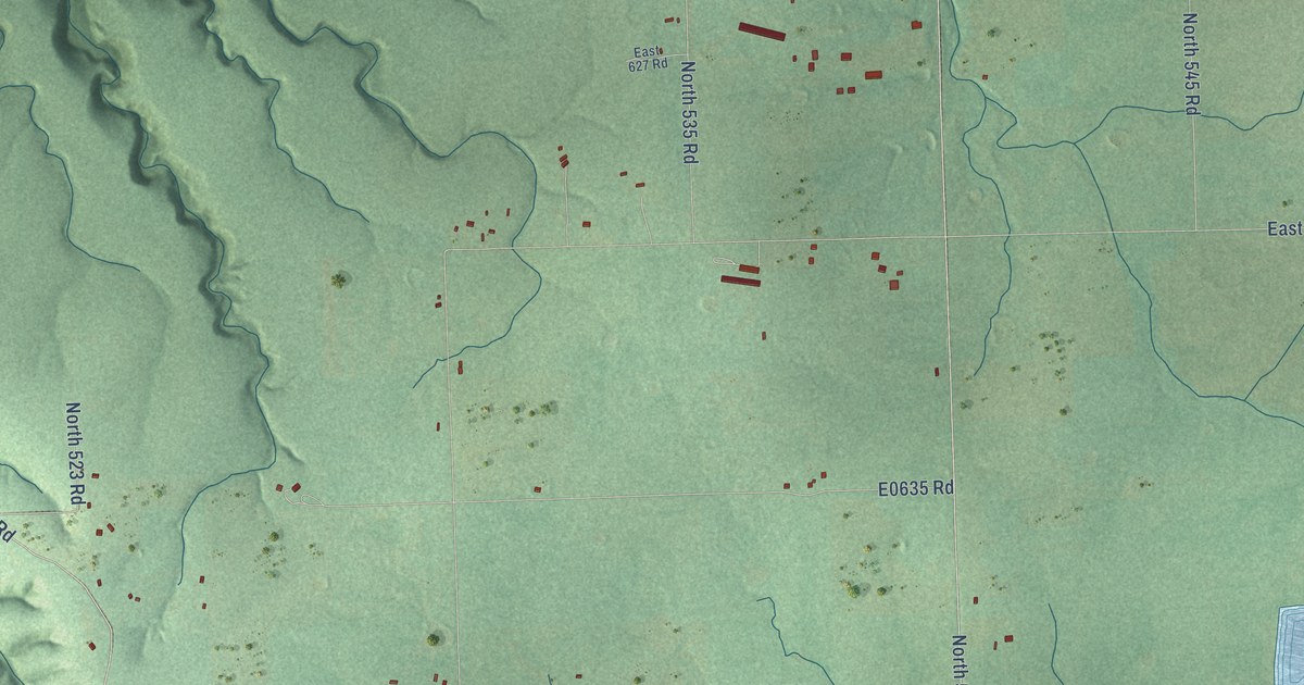 Map of Lowrey, Oklahoma in 2026