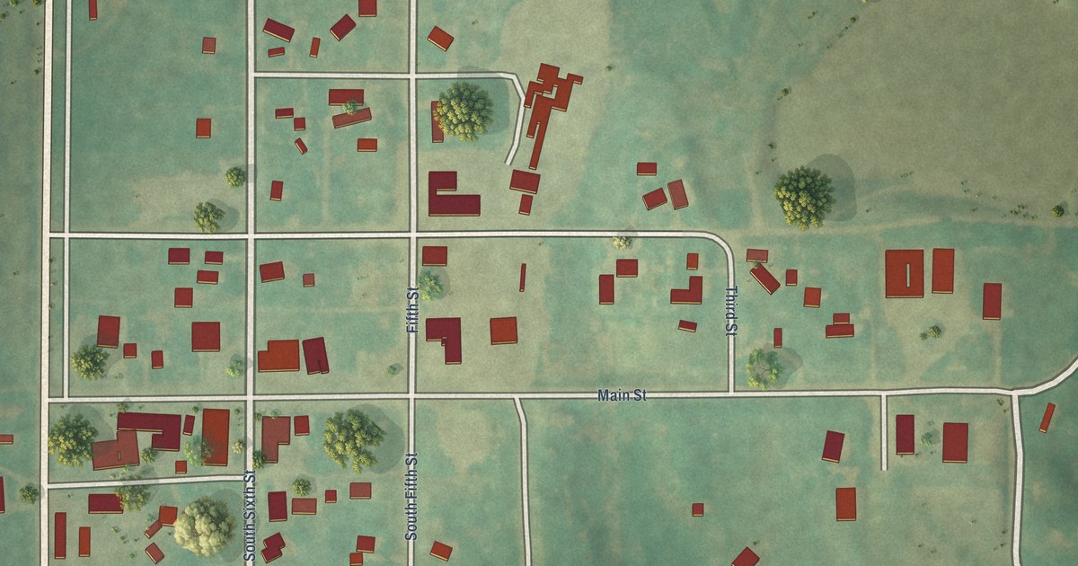 Map of Manchester, Oklahoma in 2026