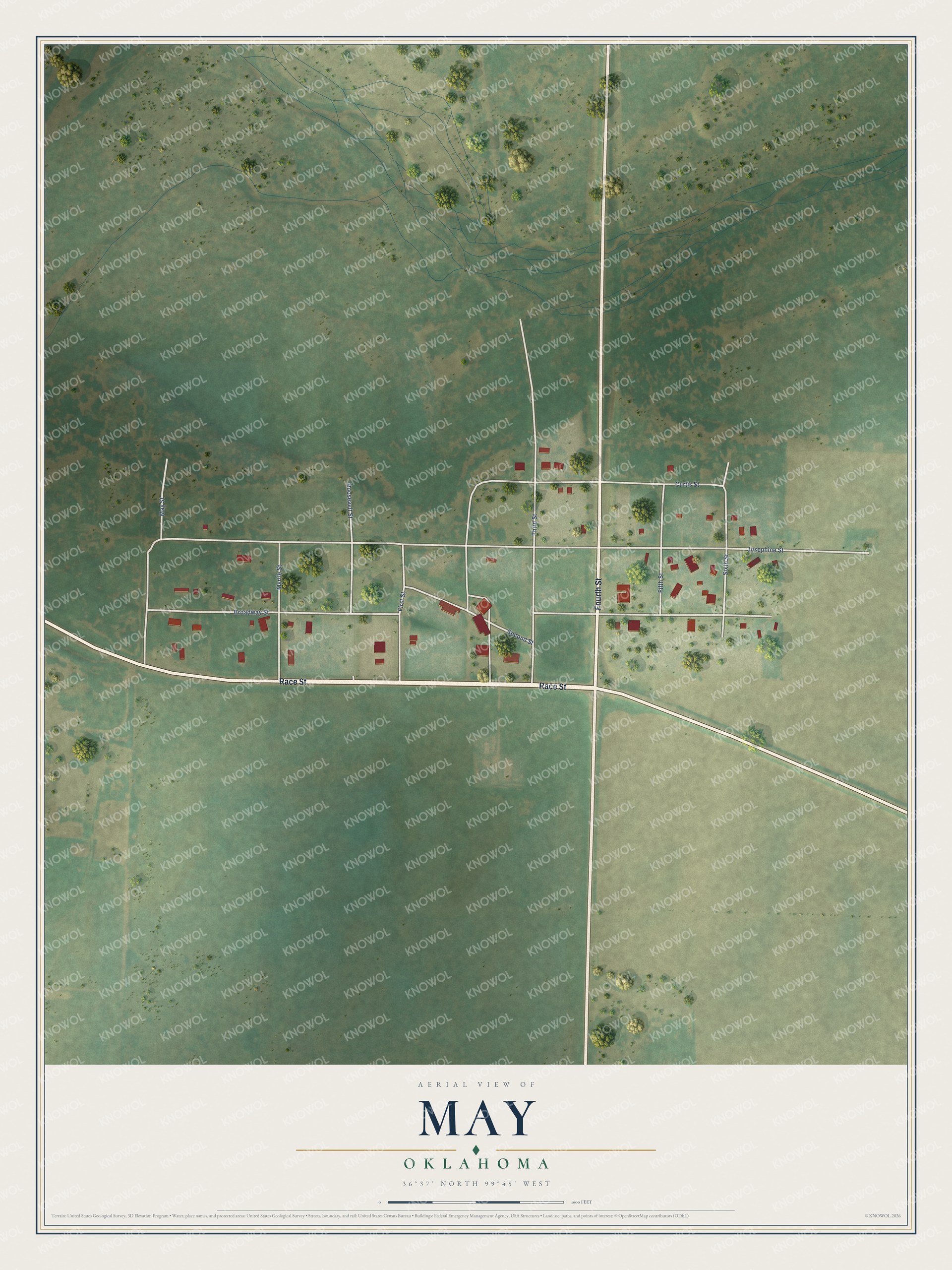 Watermarked full-map preview of May, Oklahoma
