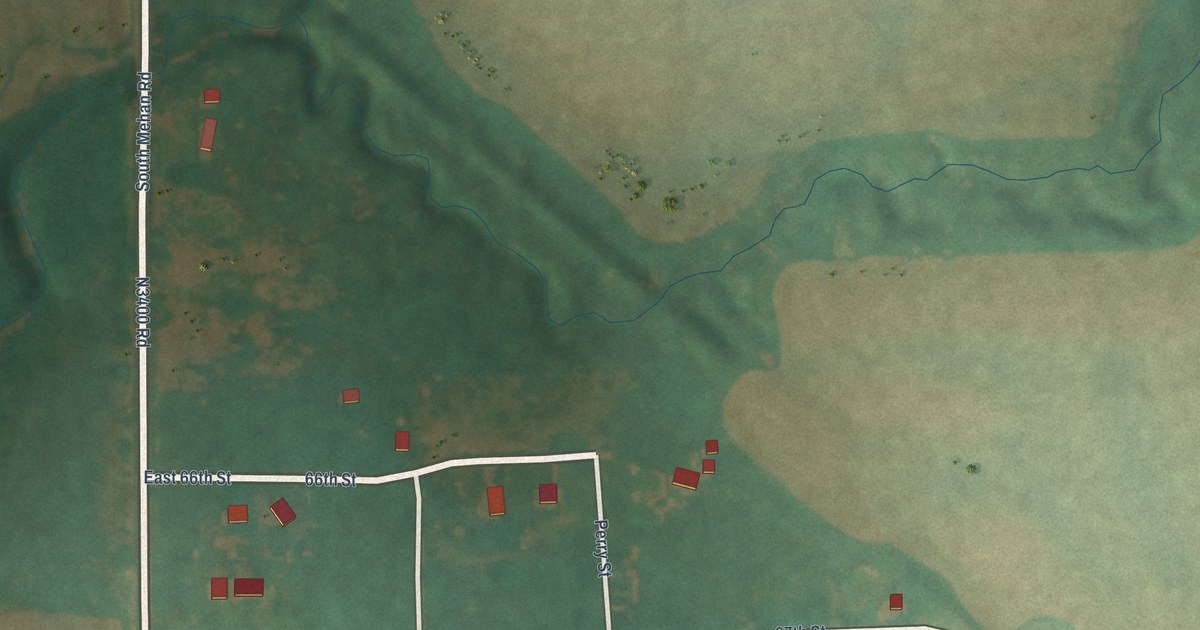 Map of Mehan, Oklahoma in 2026