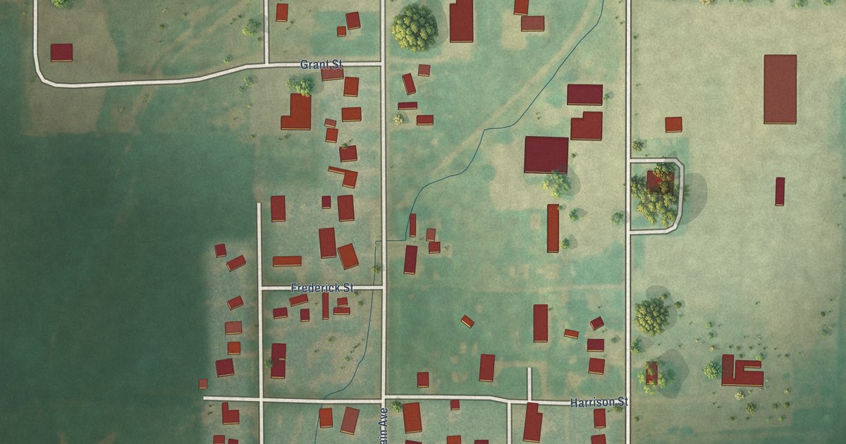 Map of Meno, Oklahoma in 2026