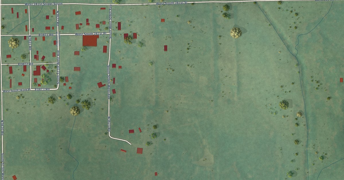Map of Milfay, Oklahoma in 2026