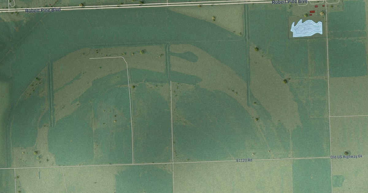 Map of Moffett, Oklahoma in 2026