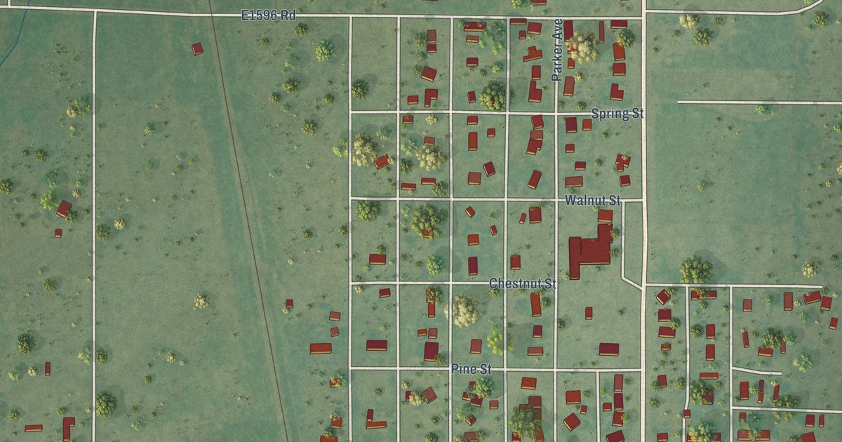 Map of Mountain Park, Oklahoma in 2026