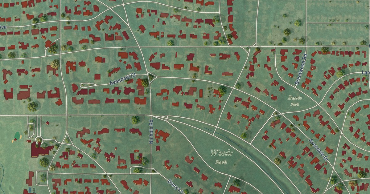 Map of Nichols Hills, Oklahoma in 2026
