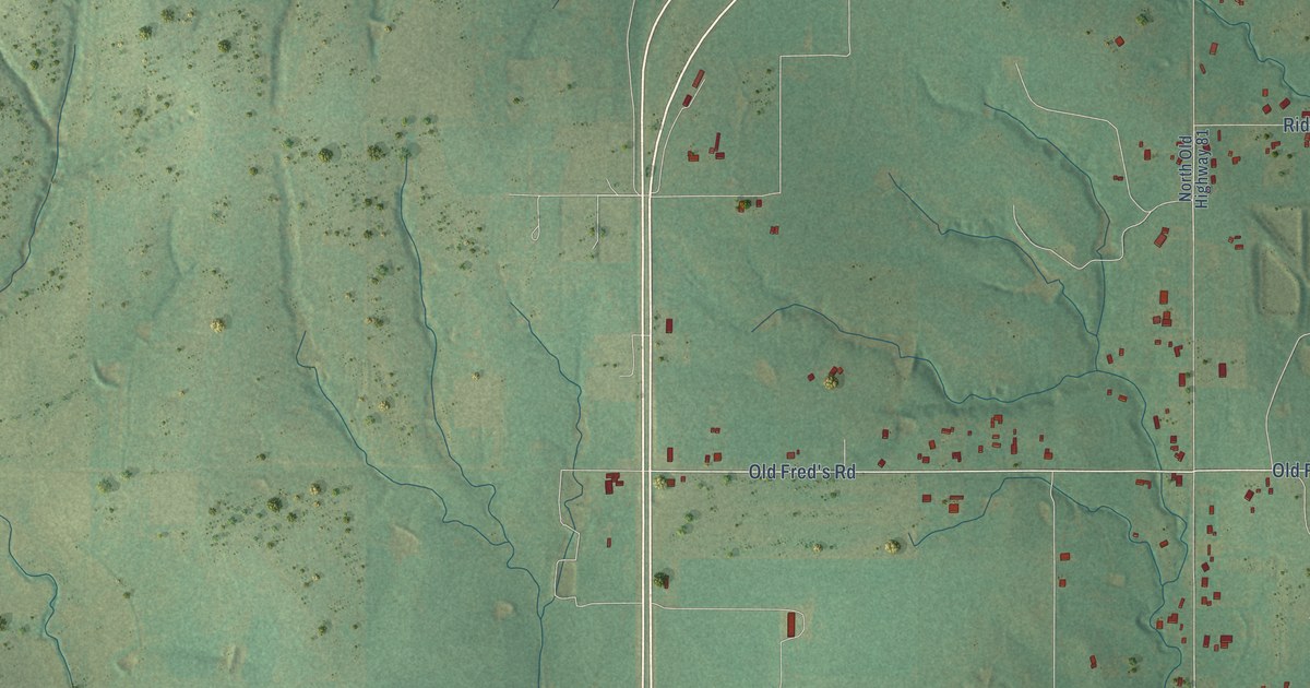 Map of Ninnekah, Oklahoma in 2026
