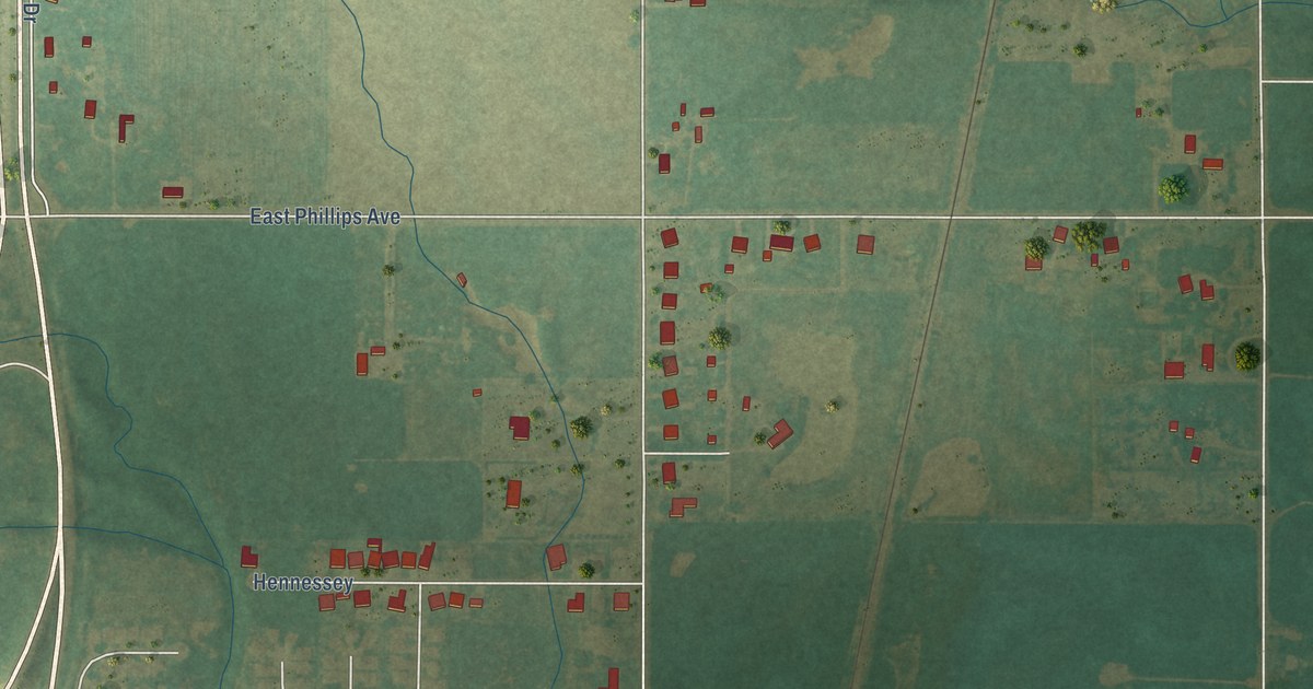 Map of North Enid, Oklahoma in 2026