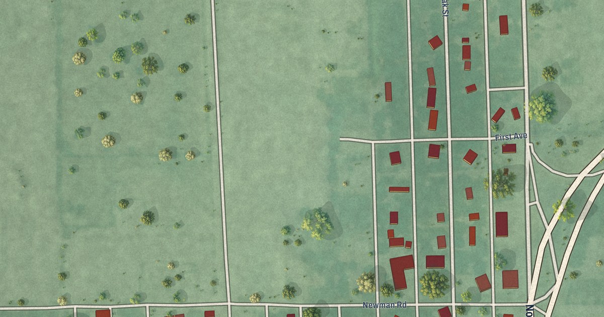 Map of North Miami, Oklahoma in 2026