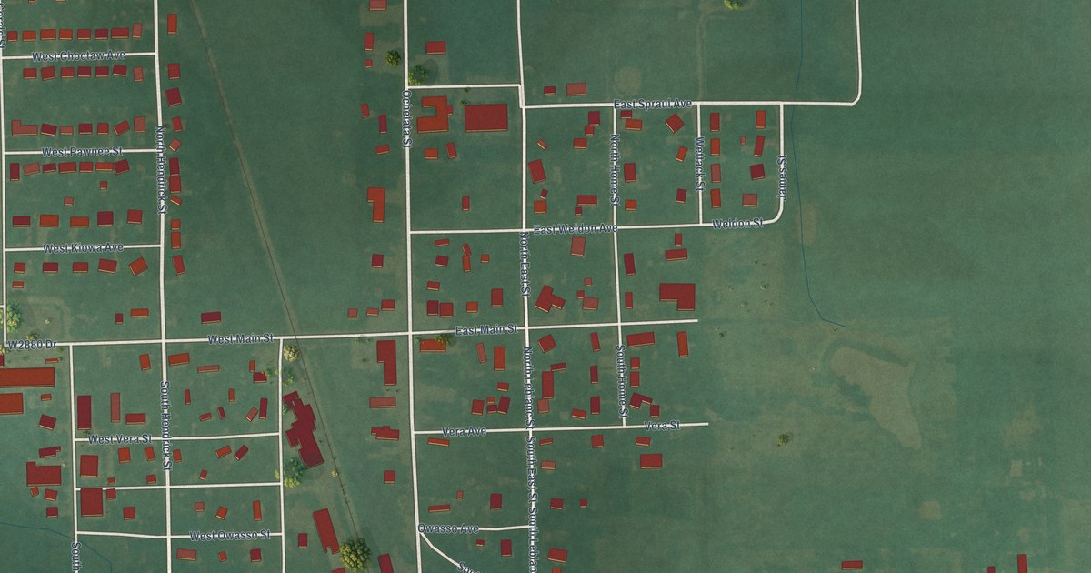 Map of Ochelata, Oklahoma in 2026