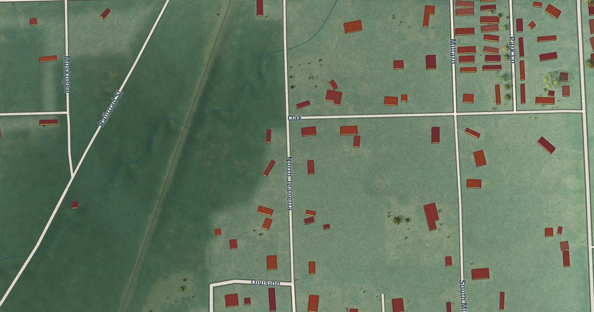 Map of Oktaha, Oklahoma in 2026