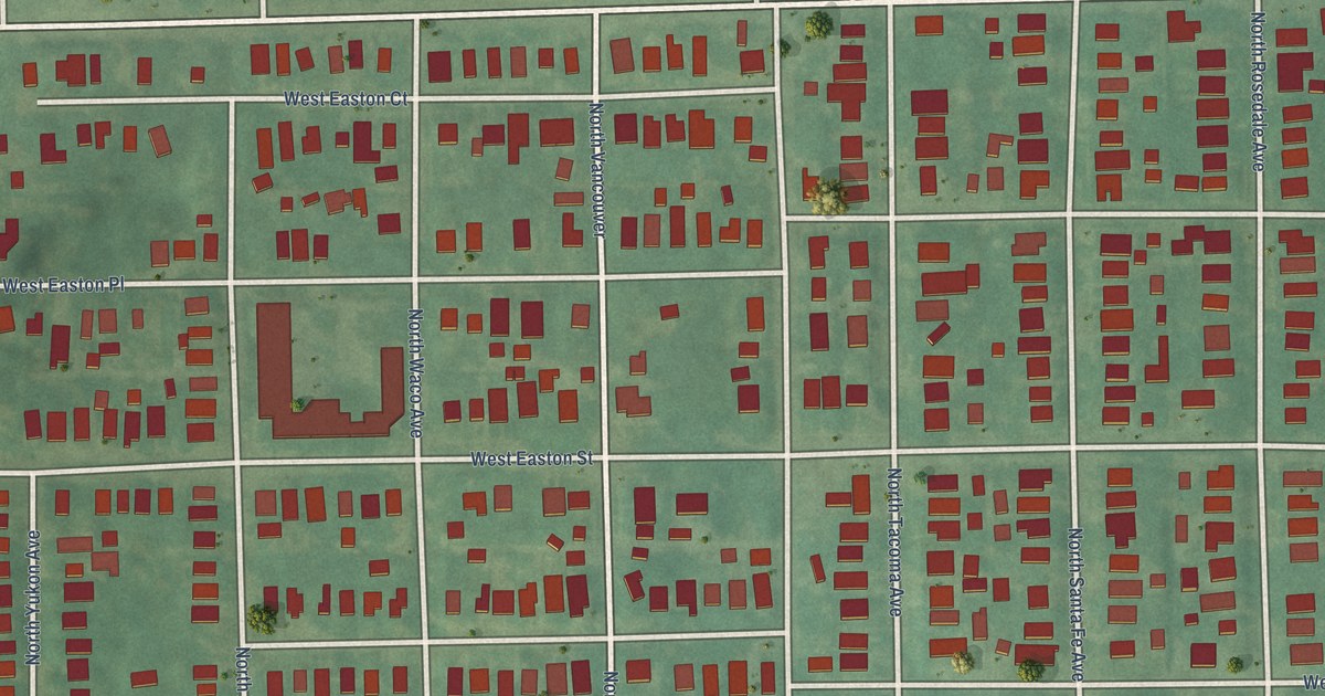 Detailed Map of Owen Park, Oklahoma