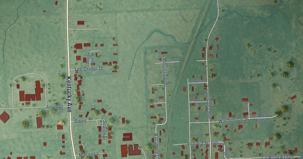 Map of Panama, Oklahoma in 2026