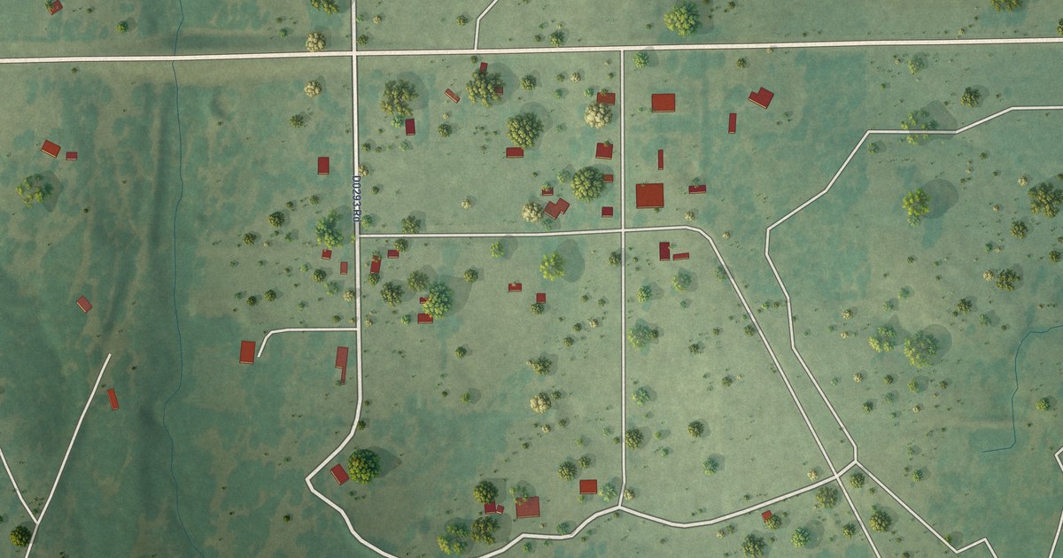 Map of Pershing, Oklahoma in 2026