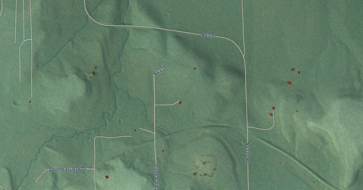 Map of Pin Oak Acres, Oklahoma in 2026