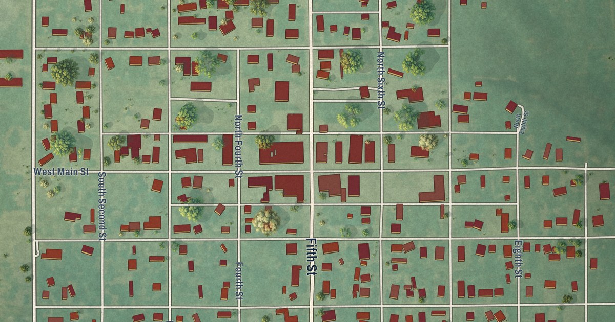 Map of Ringling, Oklahoma in 2026