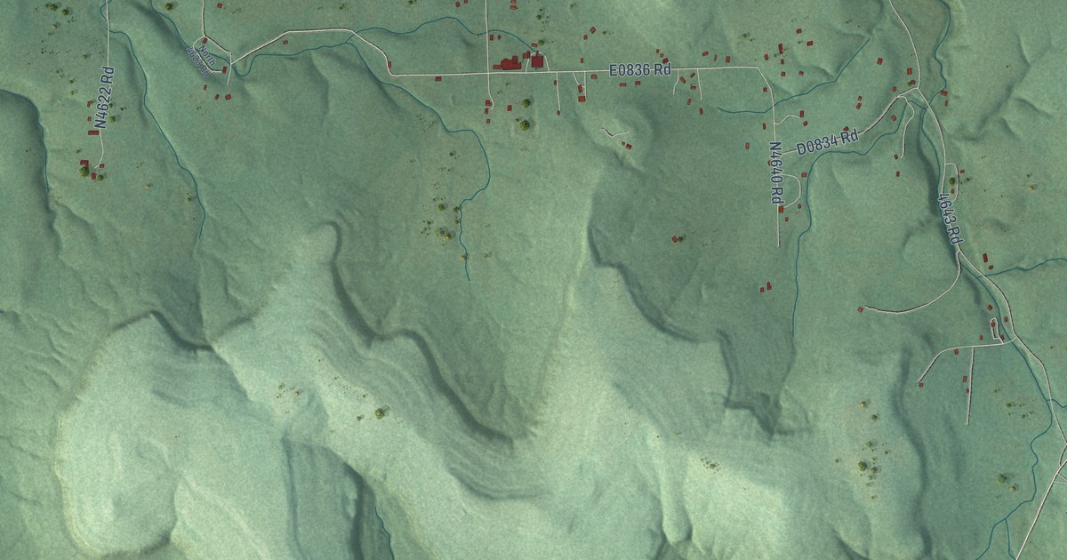 Map of Rocky Mountain, Oklahoma in 2026