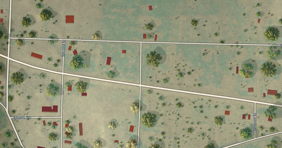 Map of Rosston, Oklahoma in 2026