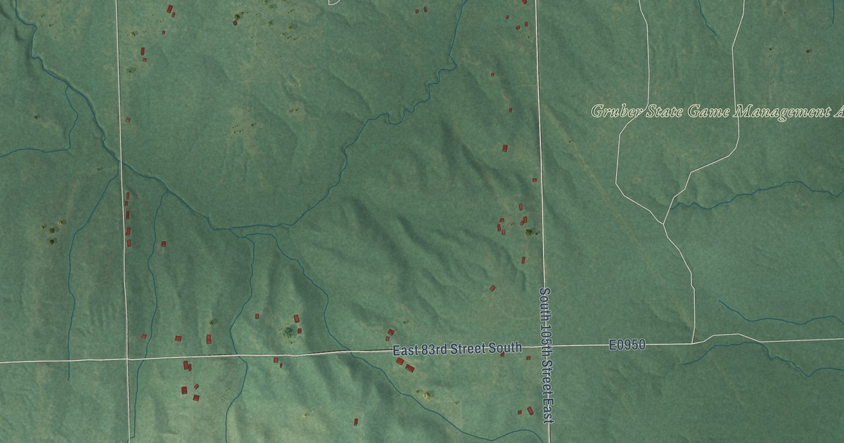 Map of Sand Hill, Oklahoma in 2026