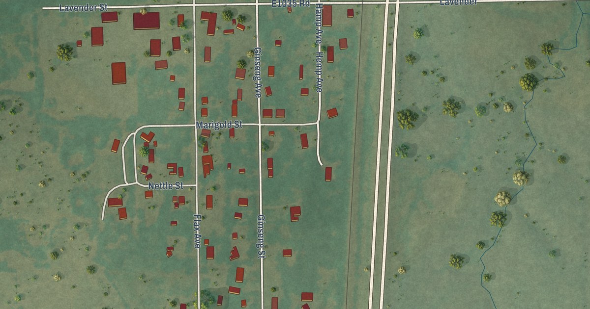 Map of Schulter, Oklahoma in 2026