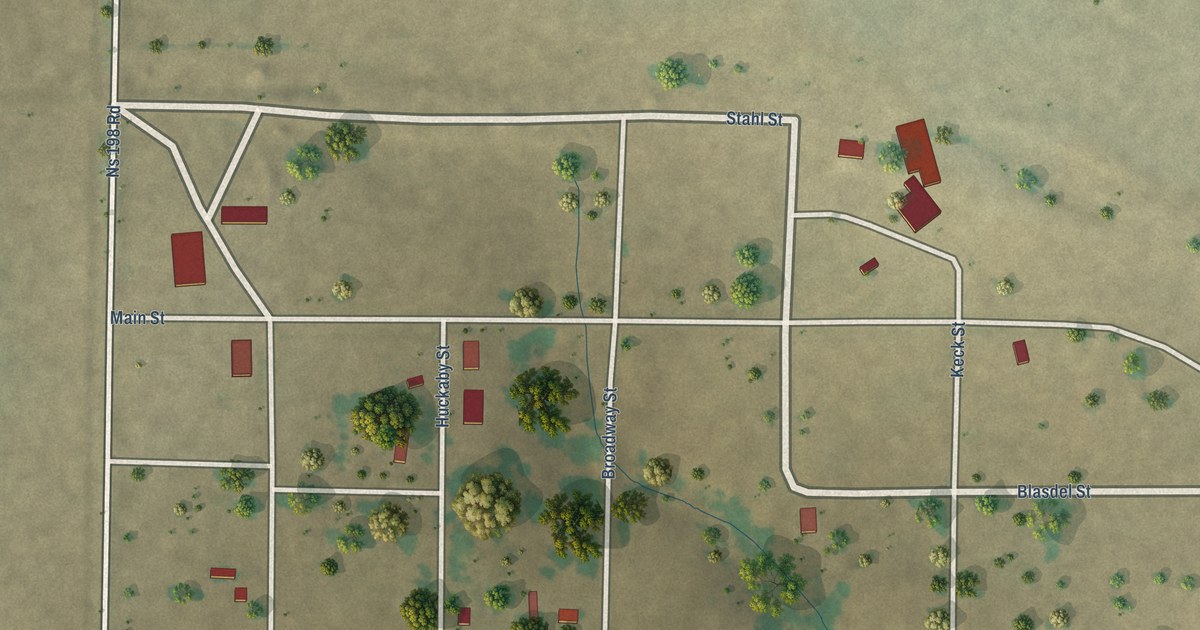 Map of Selman, Oklahoma in 2026