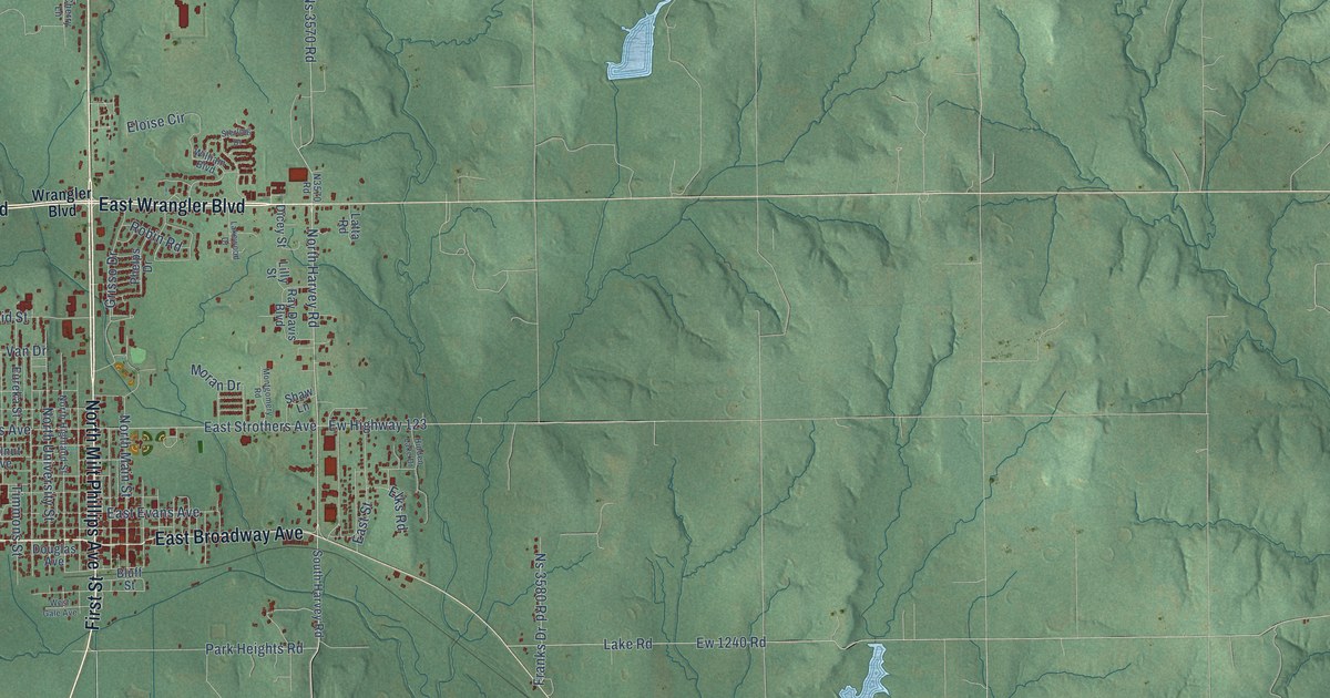 Map of Seminole, Oklahoma in 2026