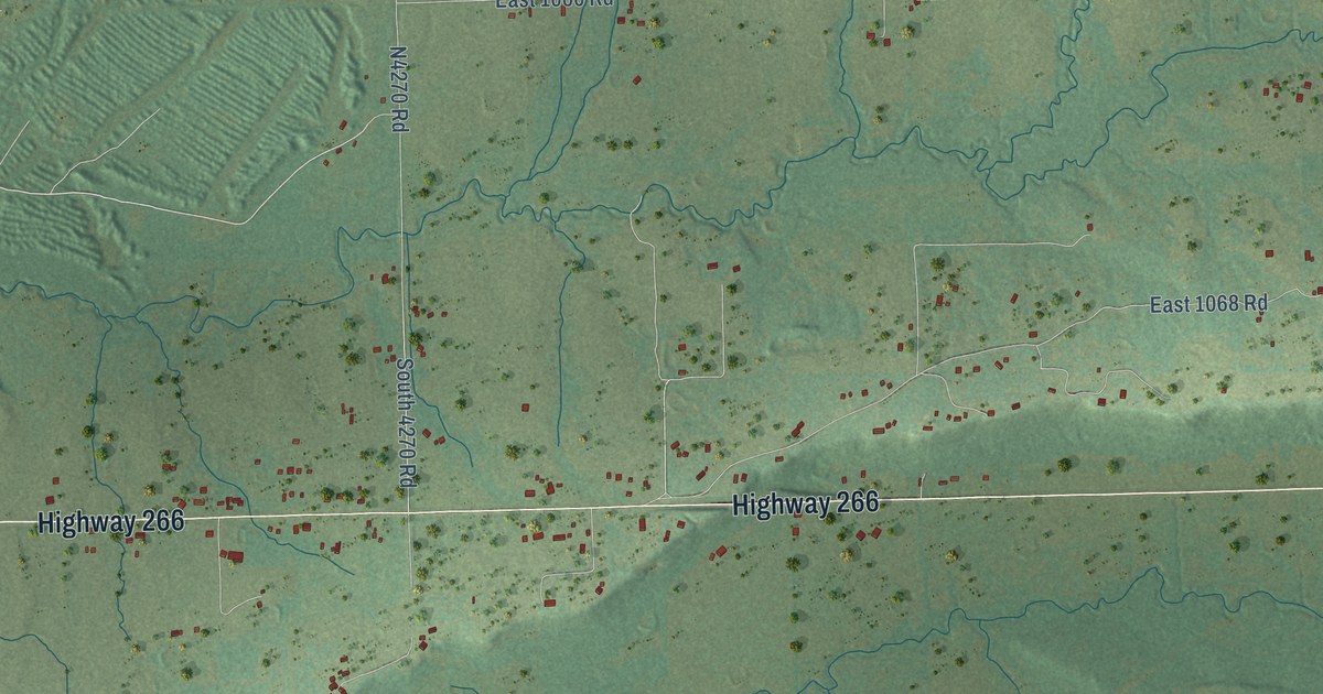 Map of Shady Grove, McIntosh County, Oklahoma in 2026