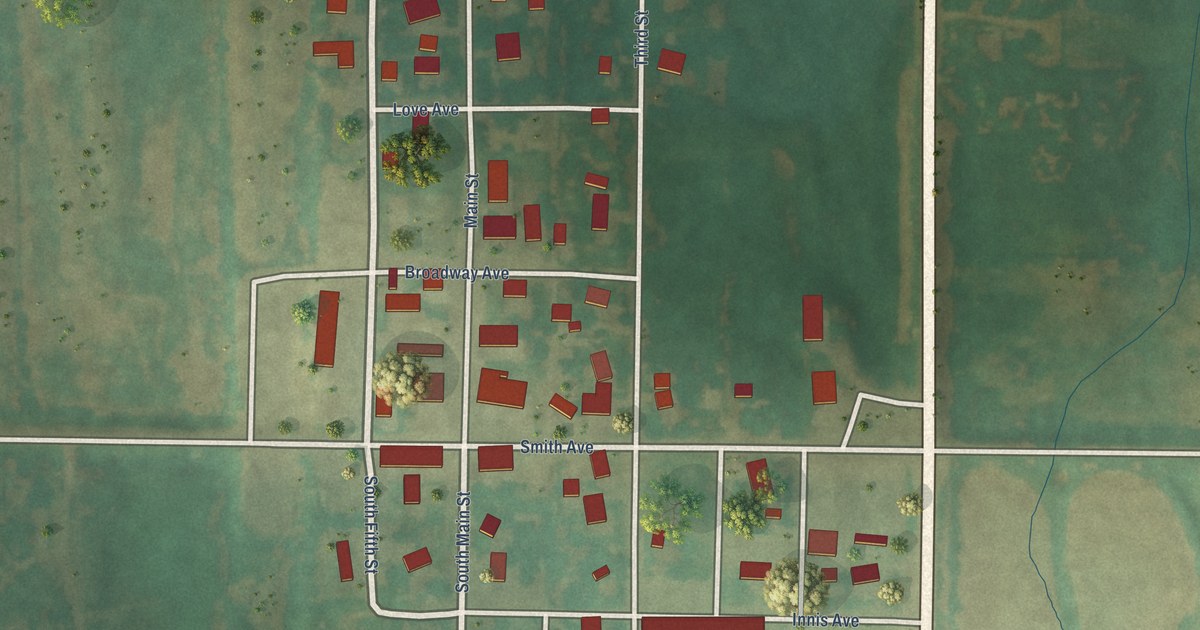 Map of Sharon, Oklahoma in 2026