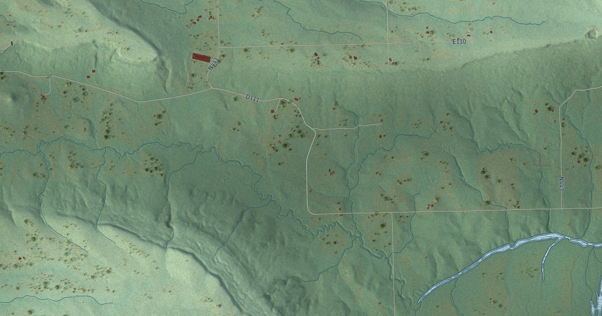 Map of Simms, Oklahoma in 2026
