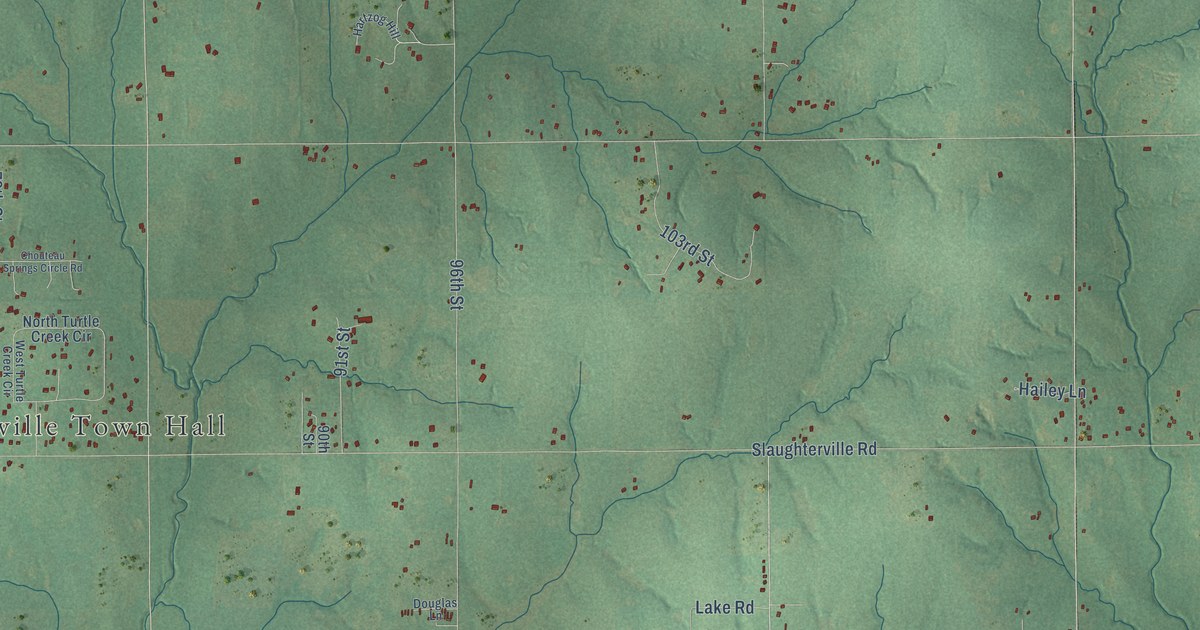Map of Slaughterville, Oklahoma in 2026