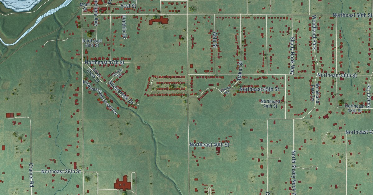 Map of Spencer, Oklahoma in 2026