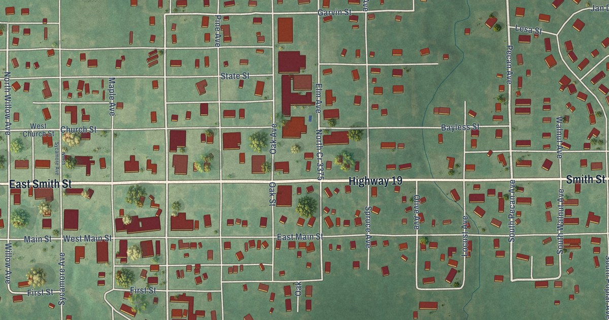 Map of Stratford, Oklahoma in 2026