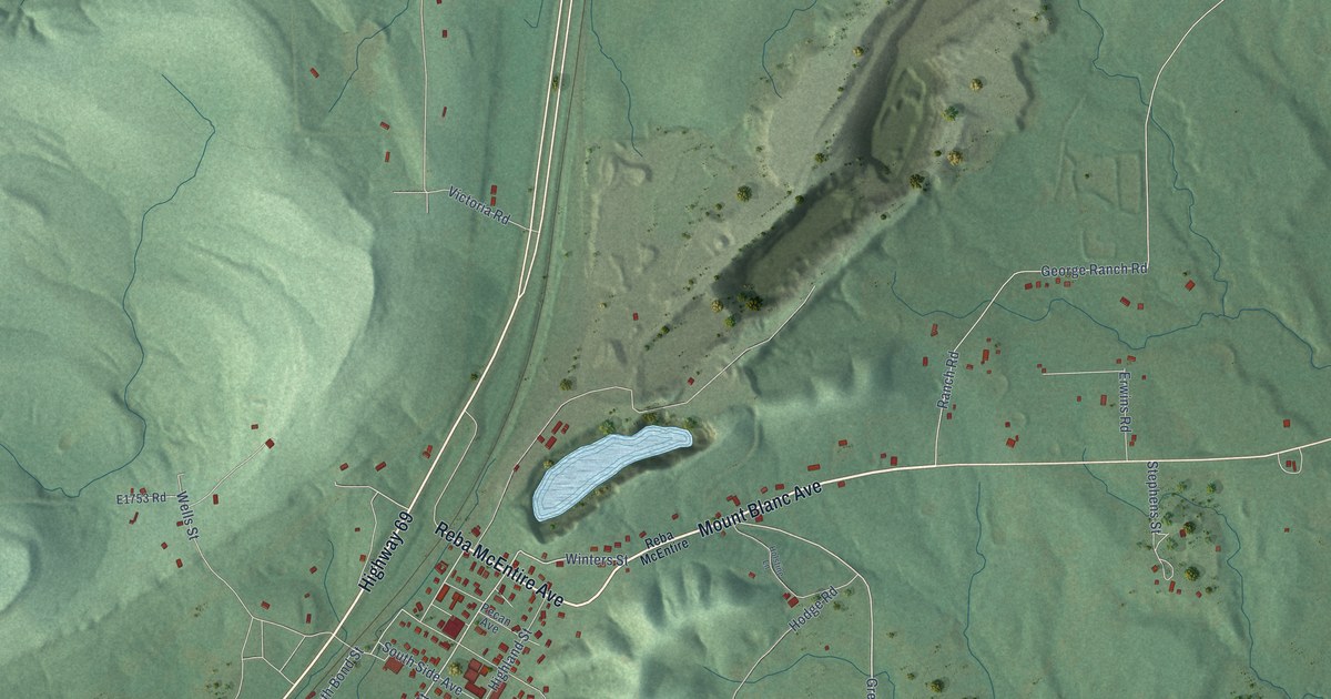 Map of Stringtown, Oklahoma in 2026