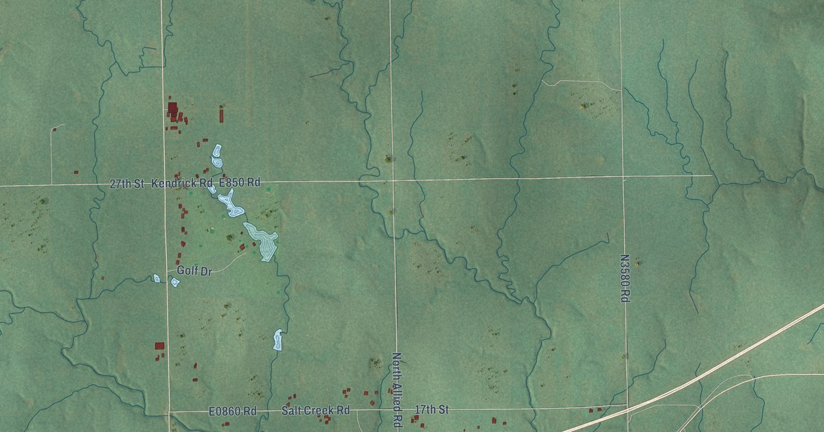 Map of Stroud, Oklahoma in 2026