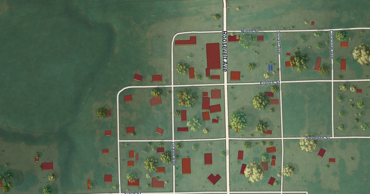 Map of Stuart, Oklahoma in 2026