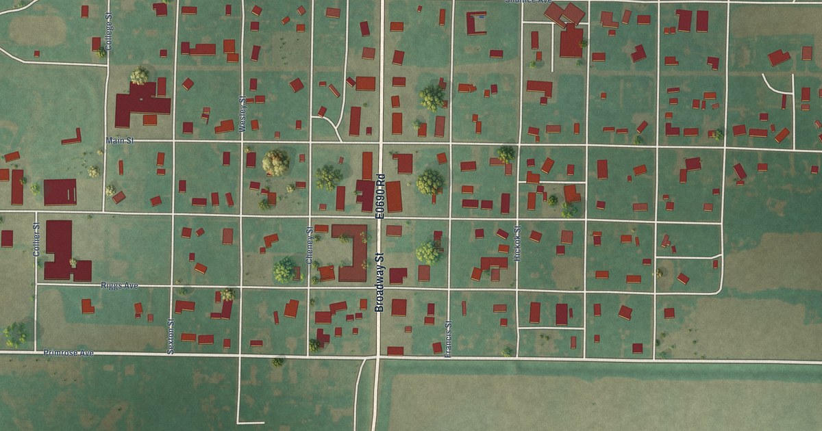 Map of Taloga, Oklahoma in 2026