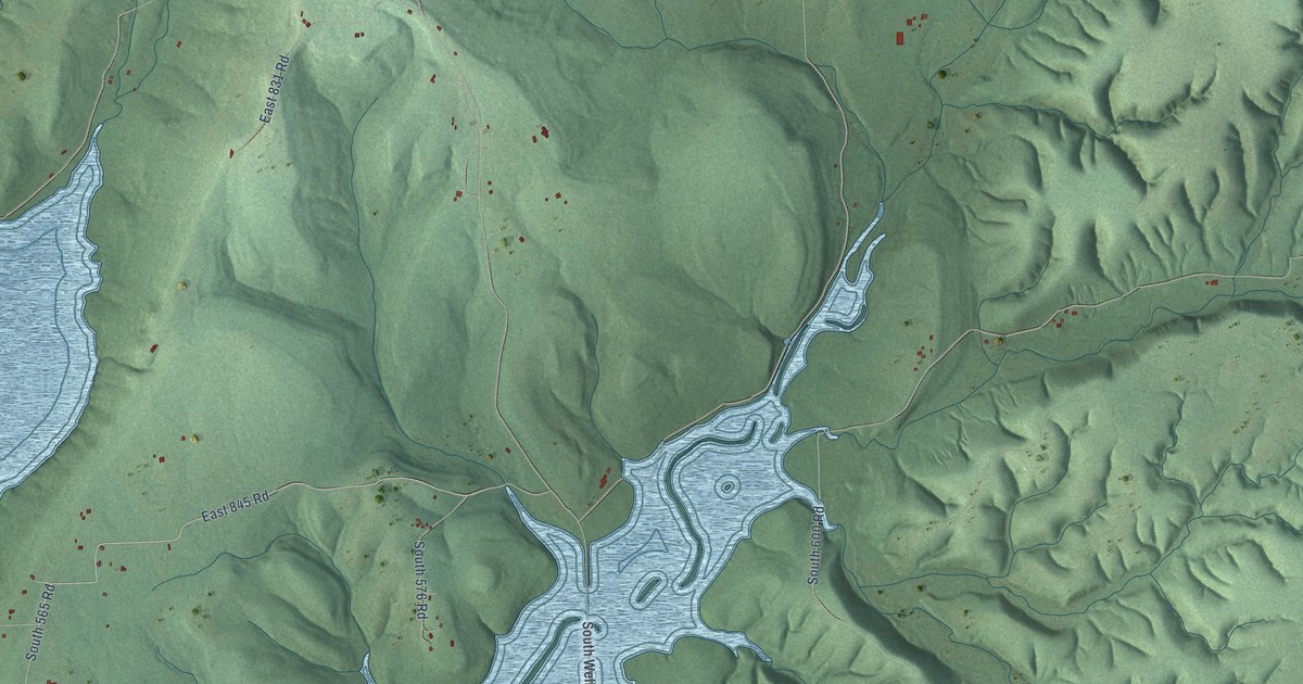 Map of Tenkiller, Oklahoma in 2026