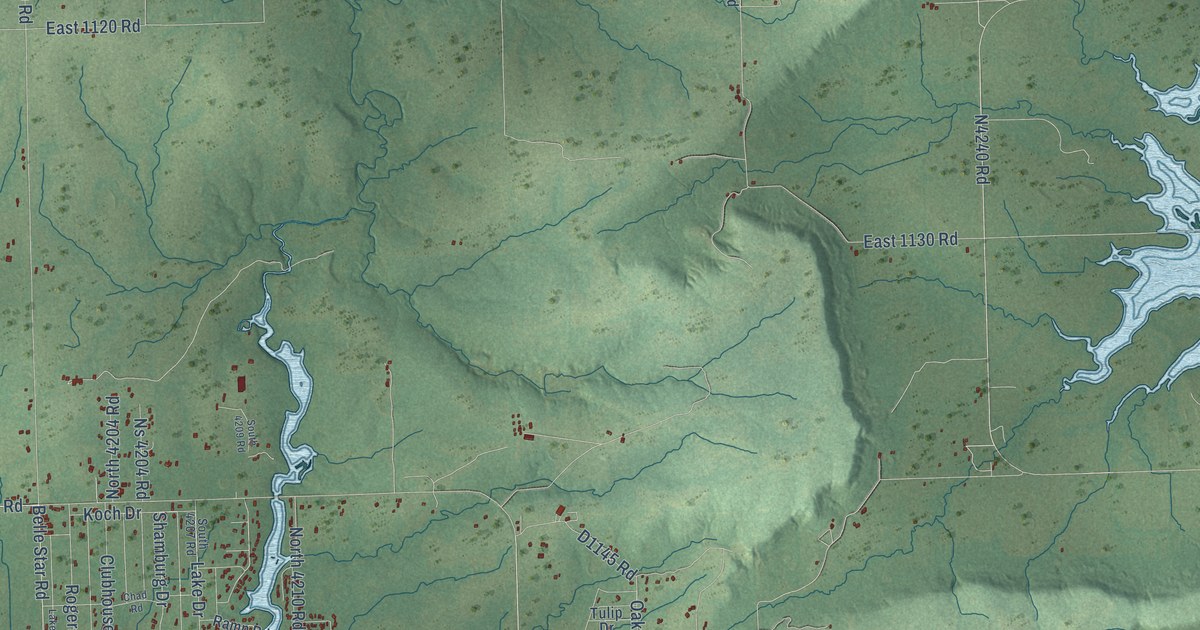 Map of Texanna, Oklahoma in 2026
