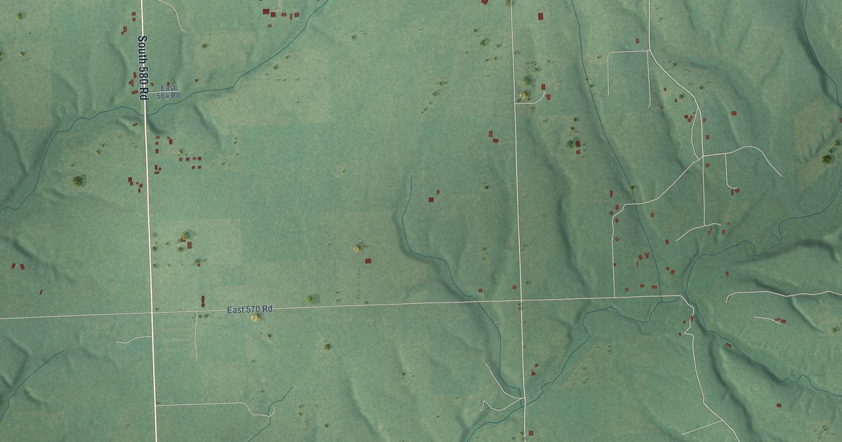 Map of Twin Oaks, Oklahoma in 2026