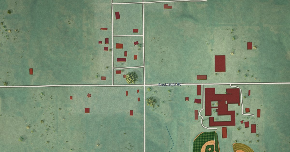 Map of Vanoss, Oklahoma in 2026